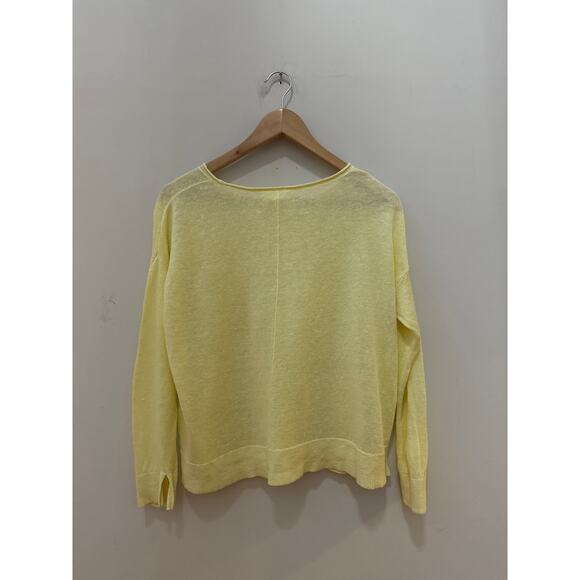 Haven Well Within Knit Linen Lightweight Coastal Sweater Top Boho Beach Small - Picture 5 of 5